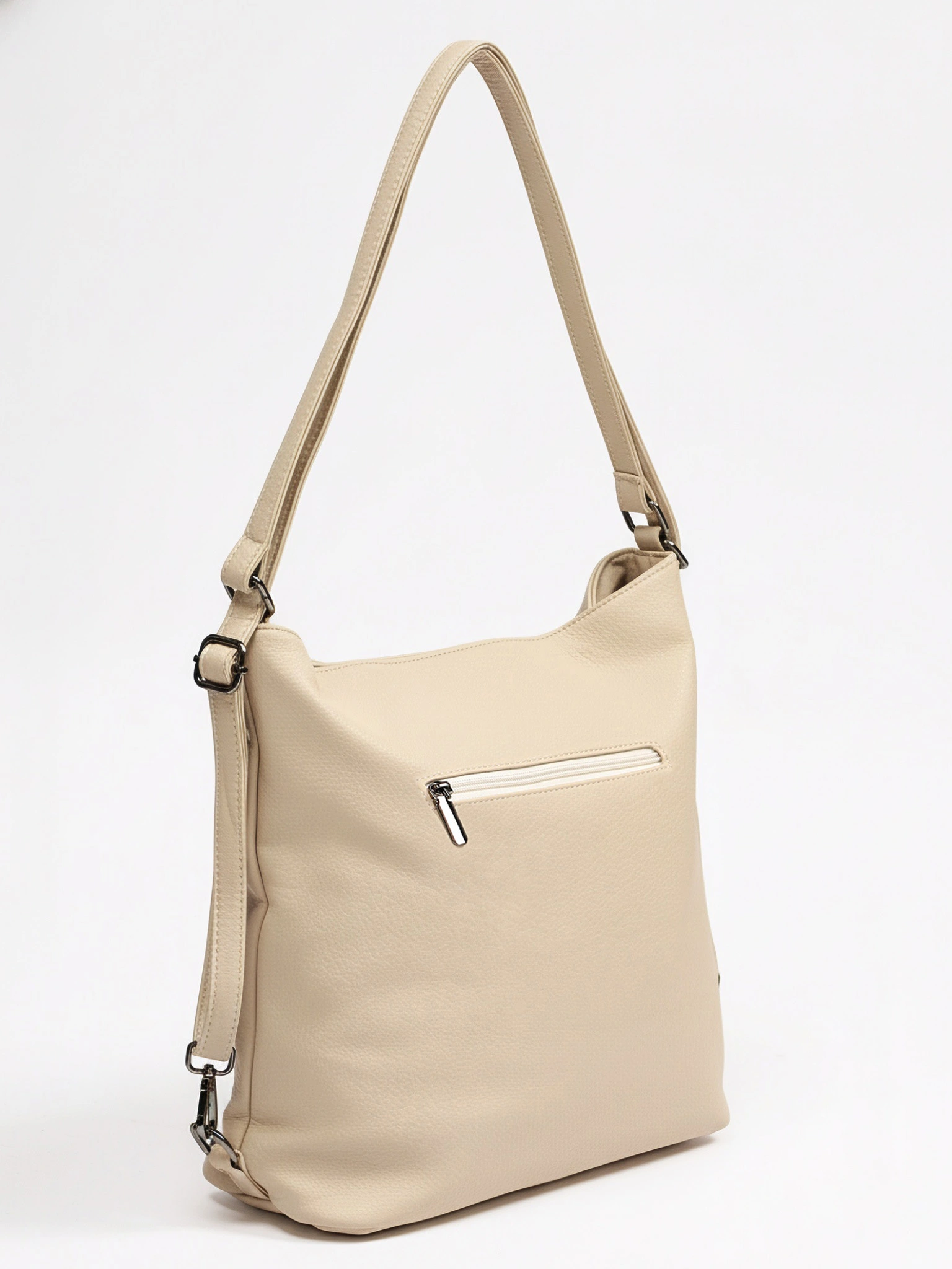 Сумка-шоппер  с регулируемыми ручками и декоративными пуллерами в ассортименте